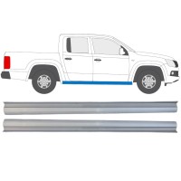Opravný plech spodnej časti prahu pre Volkswagen Amarok 2010-2022 / Ľavá+Pravá / Sada 15100