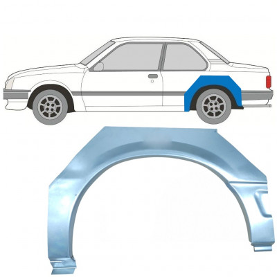 Lem zadného blatníka pre Opel Ascona C / Vauxhall Cavalier 1981-1988 / Ľavý 7290