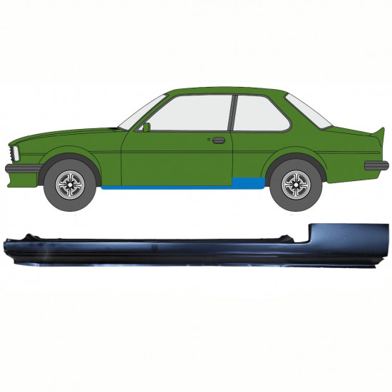 Opravný plech prahu pre Opel Ascona B 1975-1981 / Ľavý 8787