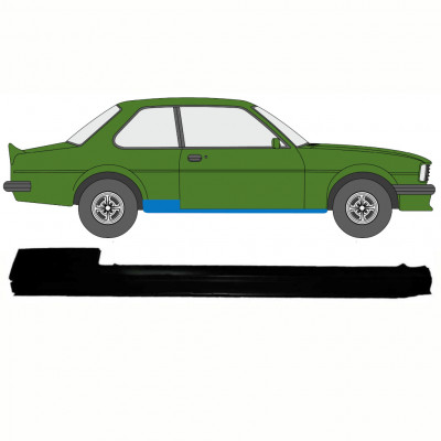 Opravný plech prahu pre Opel Ascona B 1975-1981 / Pravá 8786