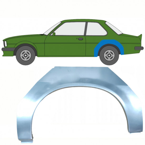 Lem zadného blatníka pre Opel Ascona B 1975-1981 / Ľavý 8789