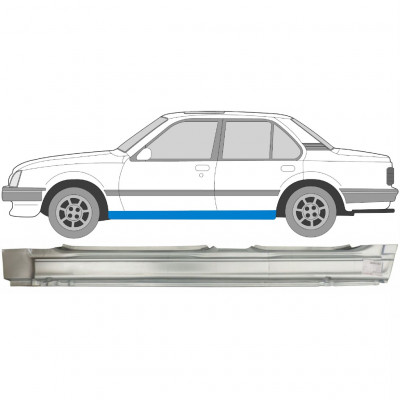 Opravný plech prahu pre Opel Ascona / V Cavalier 1981-1988 / Ľavý 6918