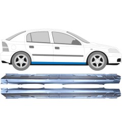Kompletný prah pre Opel Astra G 1998-2009 / Ľavá+Pravá / Sada 10565