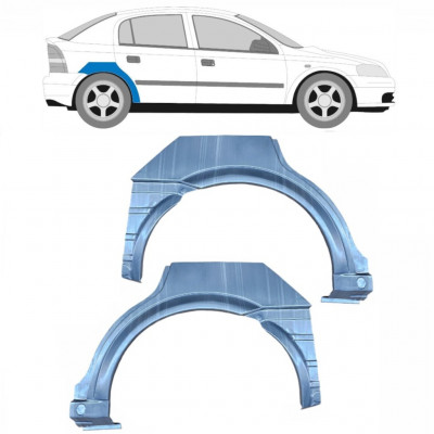 Lem zadného blatníka pre Opel Astra 1998-2009 / Ľavá+Pravá / Sada 9167