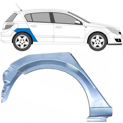 Opravný plech zadného blatníka spodná časť pre Opel Astra 2003-2014 / Pravá 6870