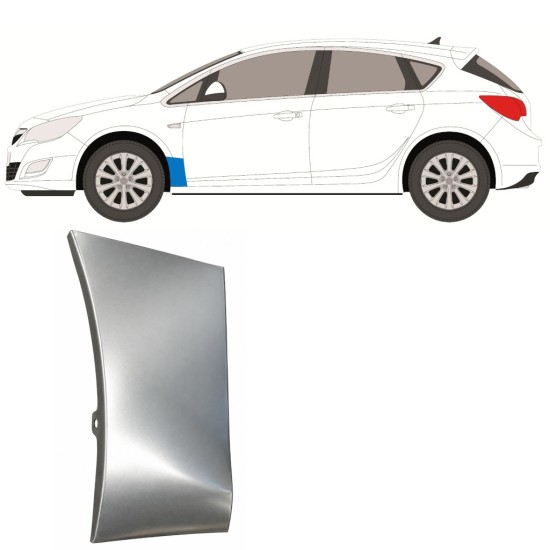 Opravný plech predného blatníka pre Opel Astra J 2009-2015 / Ľavý 17166