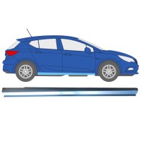 Opravný plech spodnej časti prahu pre Opel Vauxhall Astra K 2015-2022 / Pravá 16624