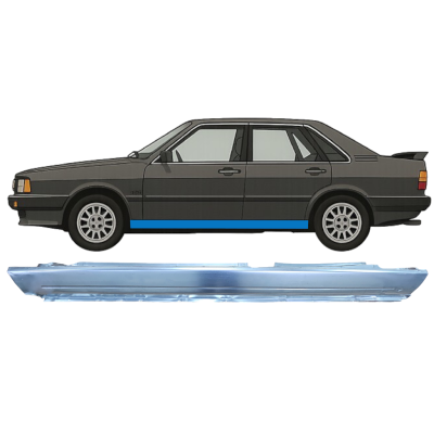 Kompletný prah pre Audi 80 B2 1978-1986 / Ľavý 9115