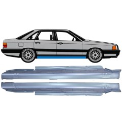 Kompletný prah pre Audi 100 C3 1982-1990 / Ľavá+Pravá / Sada 6418