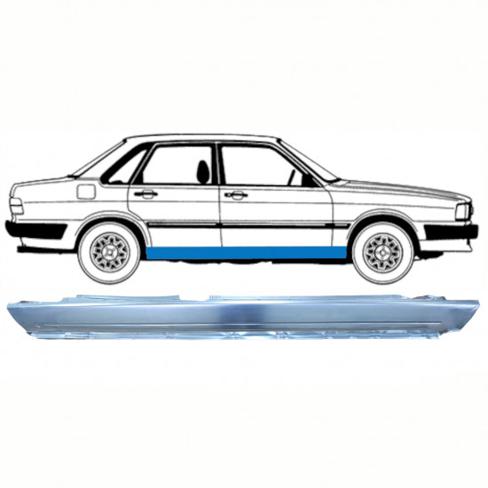 Kompletný prah pre Audi 80 B2 1978-1986 / Pravá 9114