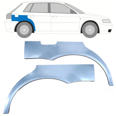 Lem zadného blatníka pre Audi A3 8L 1996-2003 / Sada 11795