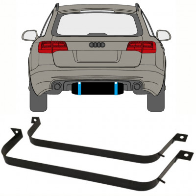 Objímky palivovej nádrže pre Audi A6 C6 2004-2010 9393