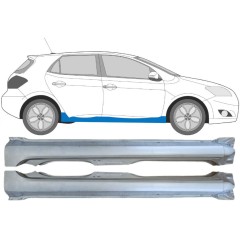 Kompletný prah pre Toyota Auris 2007-2012 / Ľavá+Pravá / Sada 15091