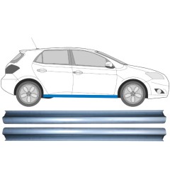 Opravný plech prahu pre Toyota Auris 2007-2012 / Ľavá+Pravá / Sada 11379