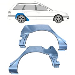 Lem zadného blatníka pre Toyota Avensis T22 1997-2003 / Ľavá+Pravá / COMBI / Sada 9813