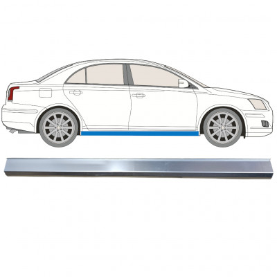 Opravný plech spodnej časti prahu pre Toyota Avensis T25 2003-2008 / Vľavo = Vpravo (symetrické) 12865