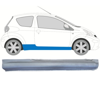 Kompletný prah pre Toyota Aygo 2005-2012 / Pravá 14558