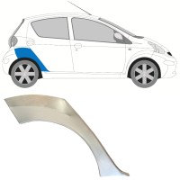 Lem zadného blatníka pre Toyota Aygo 2005-2012 / Pravá 16058