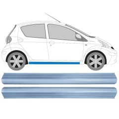 Opravný plech prahu pre Toyota Aygo 2005-2012 / Ľavá+Pravá / Sada 11911