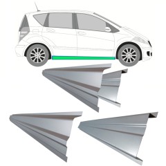 Opravný plech prahu vnútorný + vonkajší pre Mercedes A-Class W169 2004-2012 / Vľavo = Vpravo (symetrické) / Sada 11156