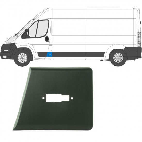 Bočná lišta pre Fiat Ducato 2006- / Ľavý 6545