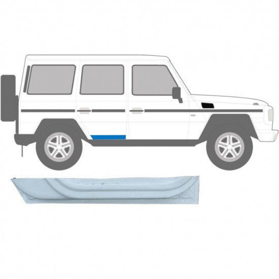 Opravný plech zadných dverí pre Mercedes G-Class 1979- / Pravá 5543
