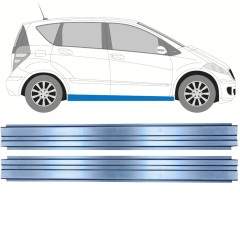 Opravný plech prahu vnútorný pre Mercedes A-Class W169 2004-2012 / Vľavo = Vpravo (symetrické) / Sada 11155