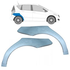 Lem zadného blatníka pre Mercedes A-Class W169 2004-2012 / Ľavá+Pravá / Sada 9265