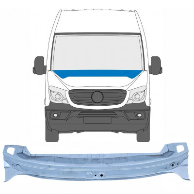 Opravný plech pod predné sklo pre Mercedes Sprinter 2006-2013 5980