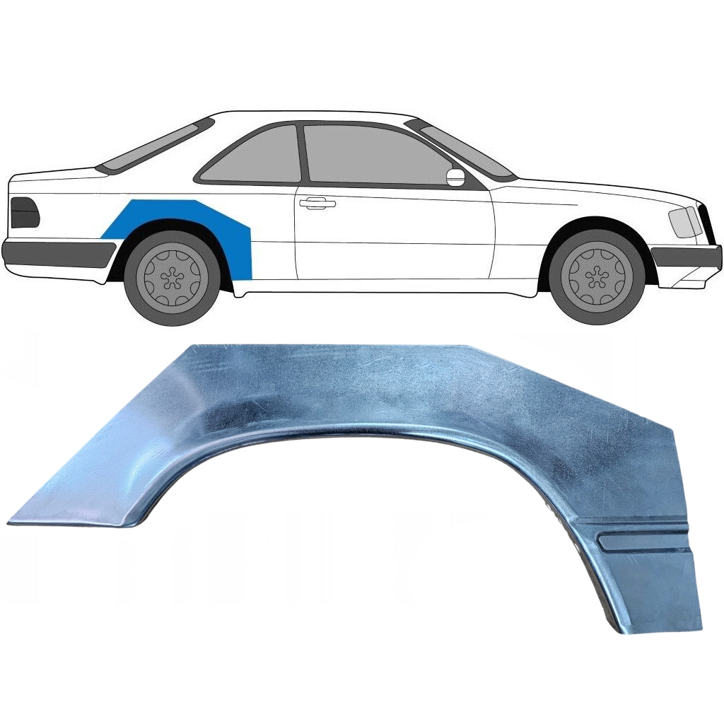 Lem Zadného Blatníka Pre Mercedes E-Class W124 1984-1996 / Pravá / Coupe 5390
