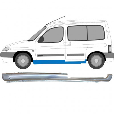 Opravný plech prahu pre Peugeot Partner 1996- / Ľavý 6955