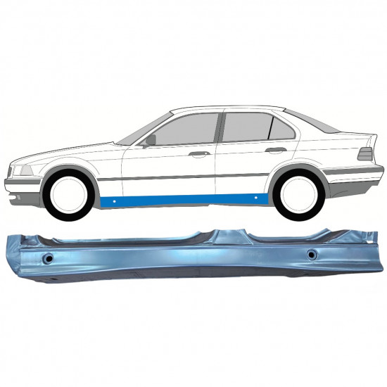 Kompletný prah pre BMW 3 E36 1990-2000 / Ľavý 11096