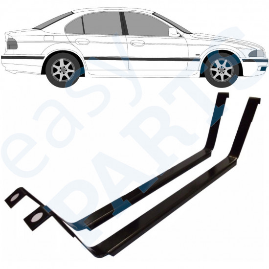 Objímky palivovej nádrže pre BMW 5 E39 1996-2004 9308