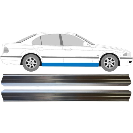 Opravný plech spodnej časti prahu pre BMW 5 E39 1996-2004 / Ľavá+Pravá / Sada 14966 Opravný plech spodnej časti prahu pre BMW 5 E39 1996-2004 / Ľavá+Pravá / Sada 14966