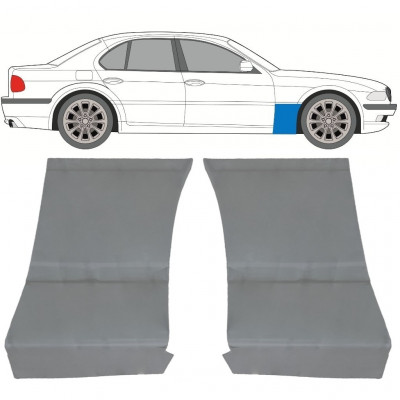 Opravný plech predného blatníka pre BMW 7 E38 1994-2001 / Sada 11787