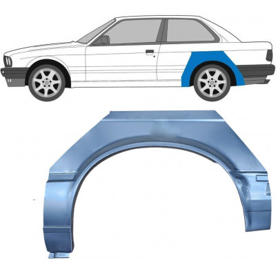 Lem zadného blatníka pre BMW 3 E30 1982-1987 / Ľavý 7808
