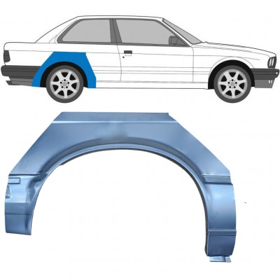 Lem zadného blatníka pre BMW 3 E30 1982-1987 / Pravá 7807