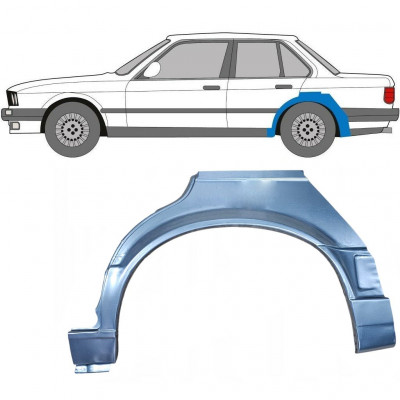 Lem zadného blatníka pre BMW 3 E30 1987-1994 / Ľavý 7810