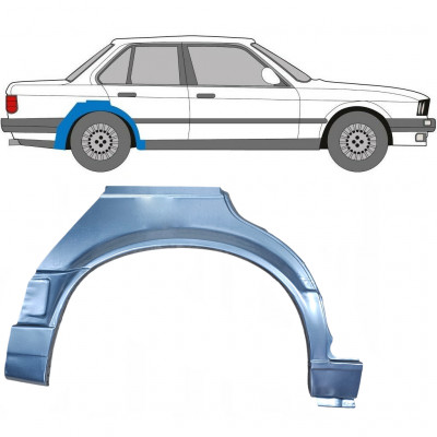 Lem zadného blatníka pre BMW 3 E30 1987-1994 / Pravá 7809