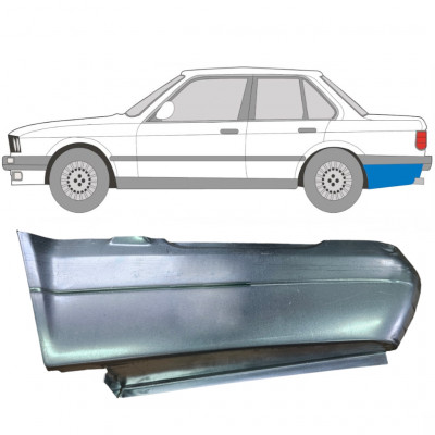 Lem zadného blatníka pre BMW 3 E30 1982-1987 / Ľavý 6387