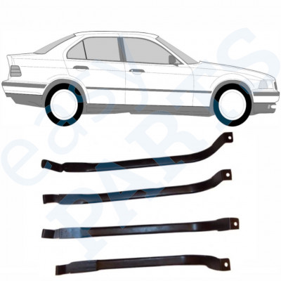 Objímky palivovej nádrže pre BMW 3 E36 1990-1999 9306