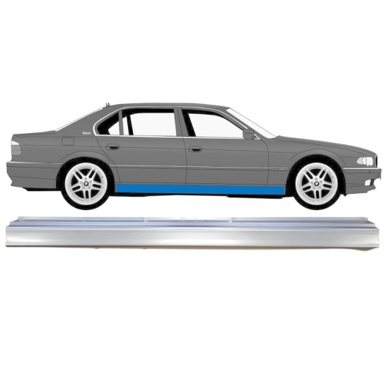 Opravný plech prahu pre BMW 7 E38 1994-2001 / Vľavo = Vpravo (symetrické) 14835