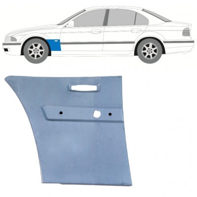 Opravný plech predného blatníka pre BMW 5 E39 1996-2004 / Ľavý 8059