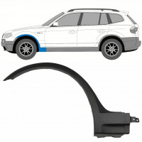 Bočná lišta predného blatníka pre BMW X3 2003-2010 / Ľavý 8342