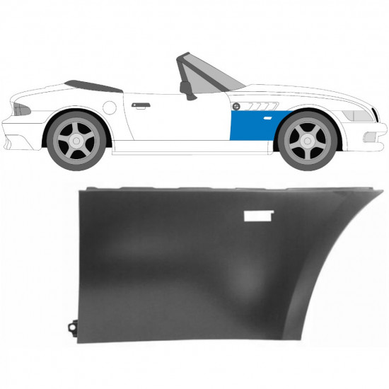 Predný blatník pre BMW Z3 1995-2003 / Pravá / COUPE / ROADSTER 6460