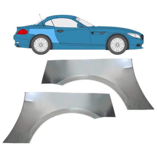 Lem zadného blatníka pre BMW Z4 2009-2016 / Ľavá+Pravá / Sada 16327