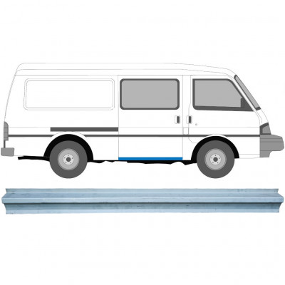 Opravný plech prahu posuvných dverí pre Mazda Bongo E-series 1984-1998 / Ľavý 5981