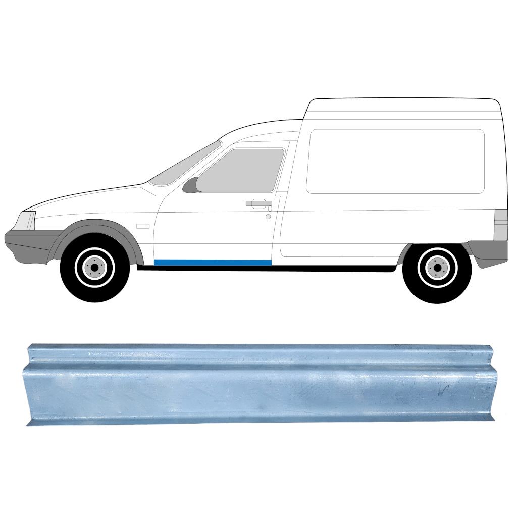 Opravný Plech Prahu Pre Citroen C15 1984-2005 / Ľavý 11563