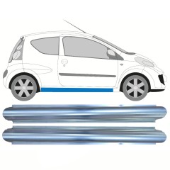 Opravný plech prahu pre Citroen C1 2005-2012 / Ľavá+Pravá / Sada 10711