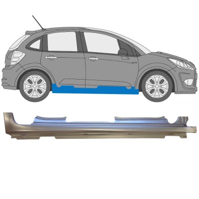 Kompletný prah pre Citroen C3 2009-2016 / Pravá 14635
